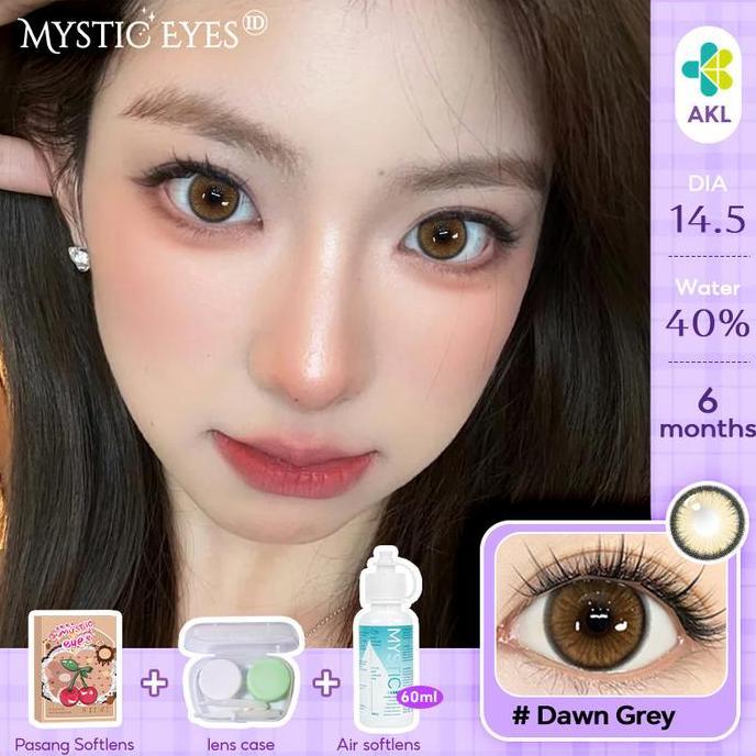 Yes- [Beli 1 Gratis 1] Mysticeyes Softlens Normal B Eyes 14.0Mm-14.5Mm 1Pasang Softlens+1Cairan Soft