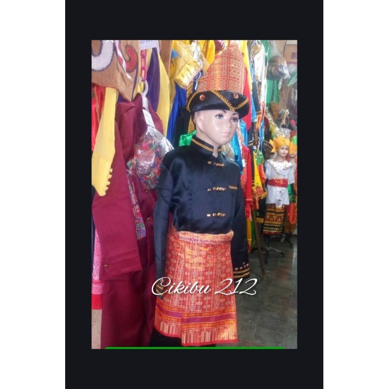 Baju adat Aceh /Teuku Umar anak TK/SD