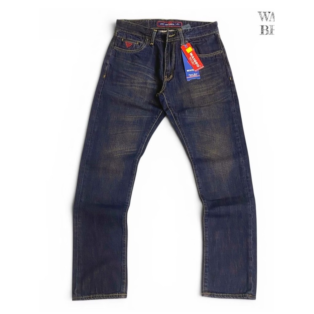 Celana Panjang Pria Jeans Waigeo Original Model Standar Regulerfit Fashion Jeans Denim Levis panjang