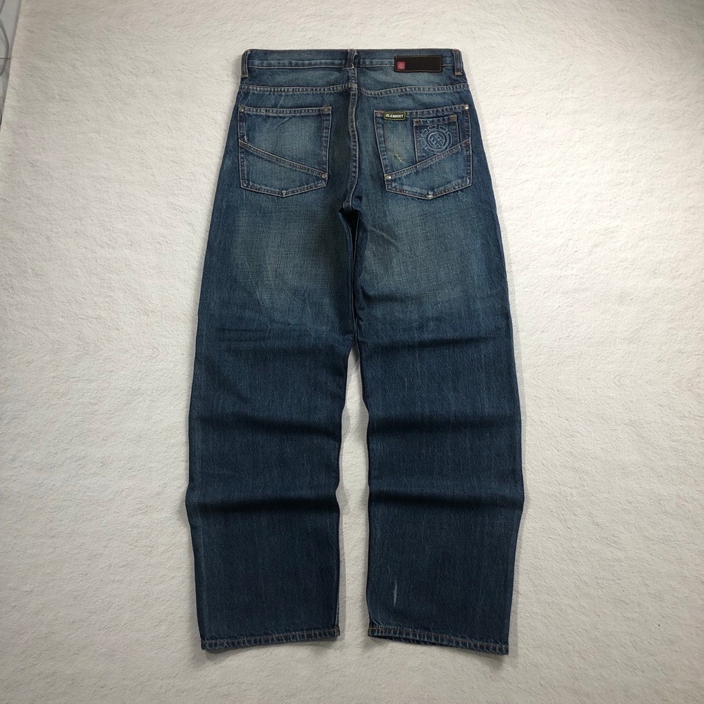 Vtg element skateboard flex jeans.