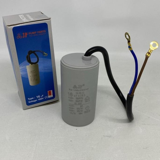 Kapasitor 16 uf kapasitor 16 mf JP bulat kabel Kapasitor 16 mikro kapasitor bulat 16 uf