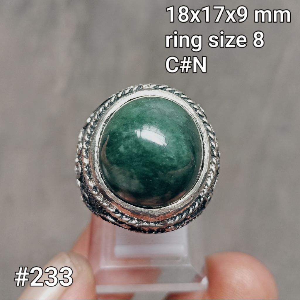 batu natural giok Nabire Papua #233