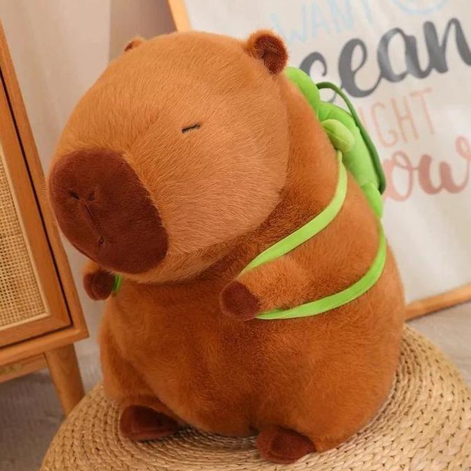 Pilihan - Boneka Capybara 35Cm - Boneka Animal Gemesin Lembut Untuk Anak Dewasa - Bahan Velboa Impor
