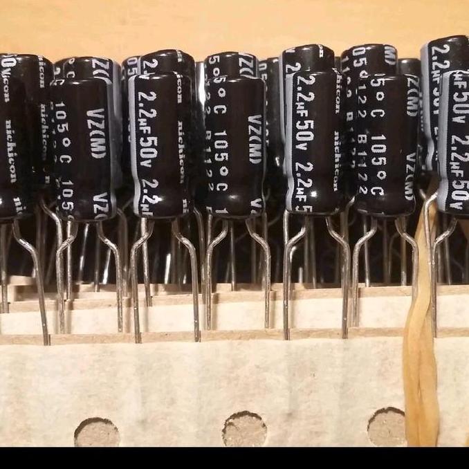 ELCO ELKO 2,2 UF 2,2UF/50V 2.2UF 2.2 UF 2.2UF / 50V VZ SERIES NICHICON ELC99