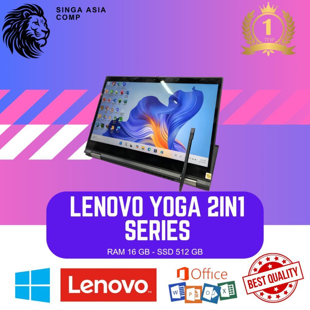 LAPTOP 2in1 LENOVO THINKPAD YOGA SERIES touchscreen