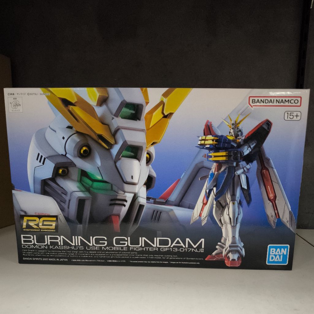 RG God Gundam - RG 37 Burning Gundam - Bandai Real Grade Gunpla