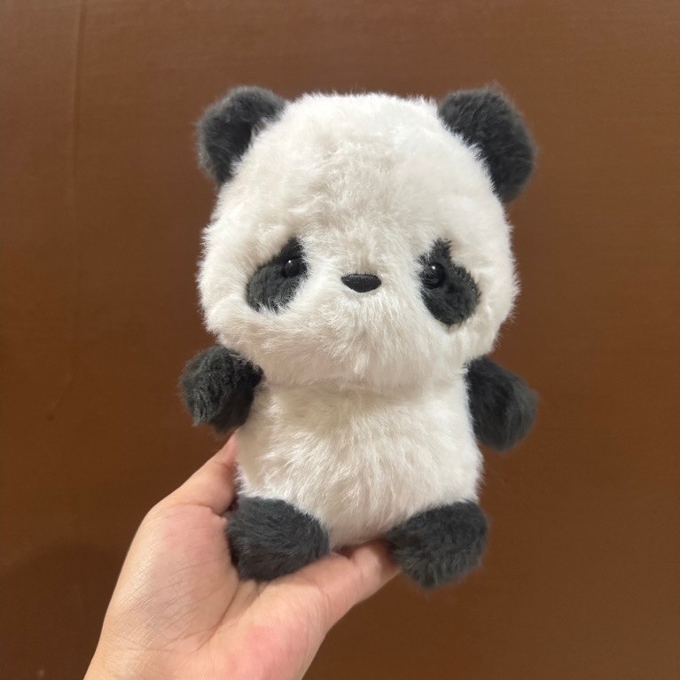 Boneka Karakter Panda Kecil Lucu size 18cm / Boneka Panda / Boneka Bentuk Hewan Panda Lucu