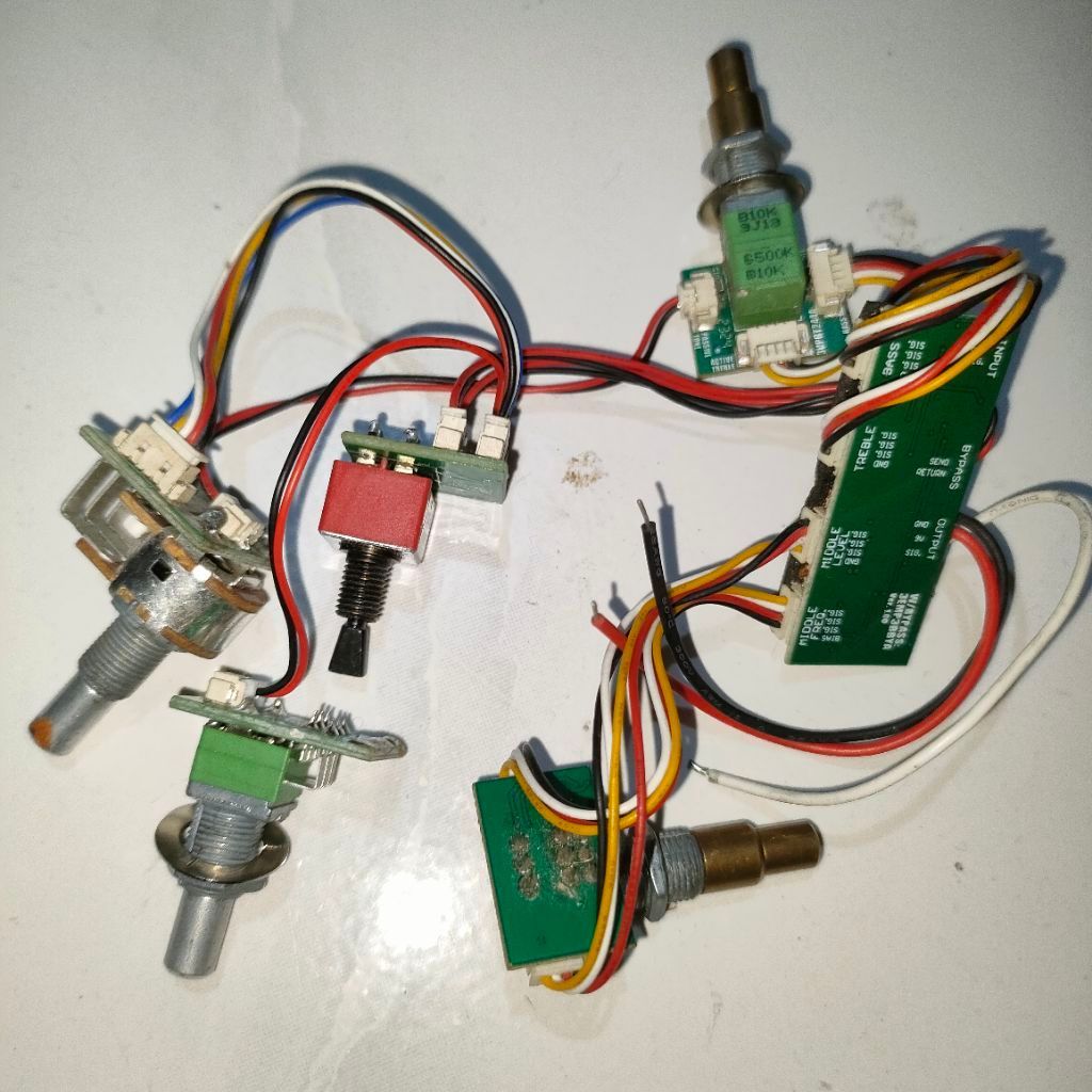 wiring preamp bass active original