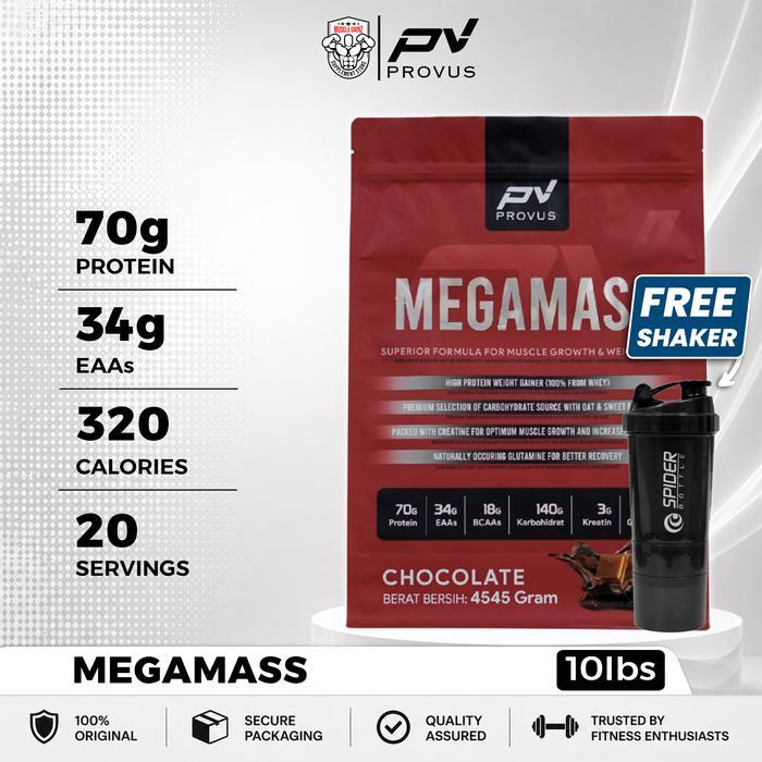 Provus Megamass 10lbs Gainer Susu Mass Gainer Mega Mass