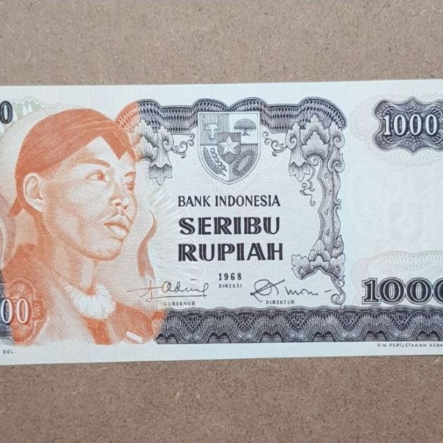 KOLEKSI KUNO SUDIRMAN 1000 RUPIAH SOEDIRMAN UNC