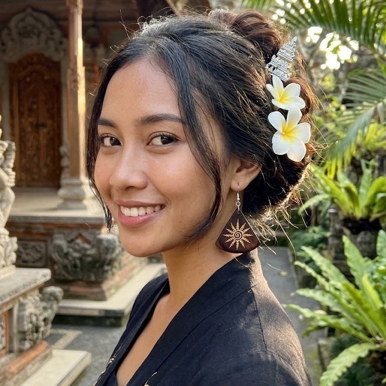ANTING ANTING ETNIK KAYU BALI HANDMADE ANTIK UNISEX
