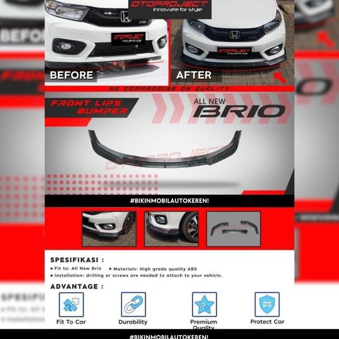 Otoproject - Front Lips Bumper A.N Brio 2018 | Lips Bumper Brio 2018