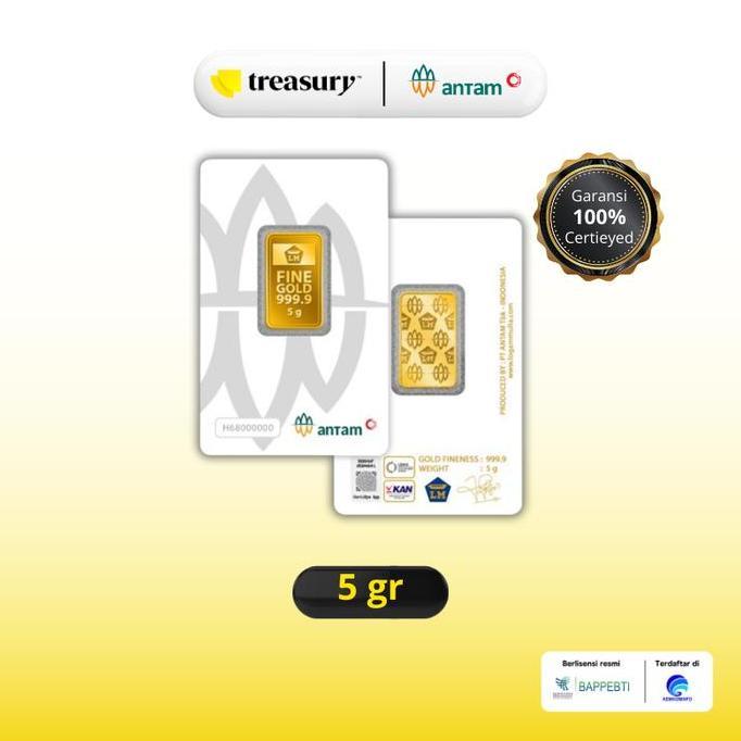 Terlaris Emas 5 Gram Antam Logam Mulia