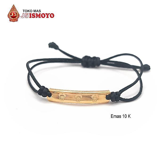 Gelang Emas Anak Tali Valena Animals Marva 10K J5 Ismoyo