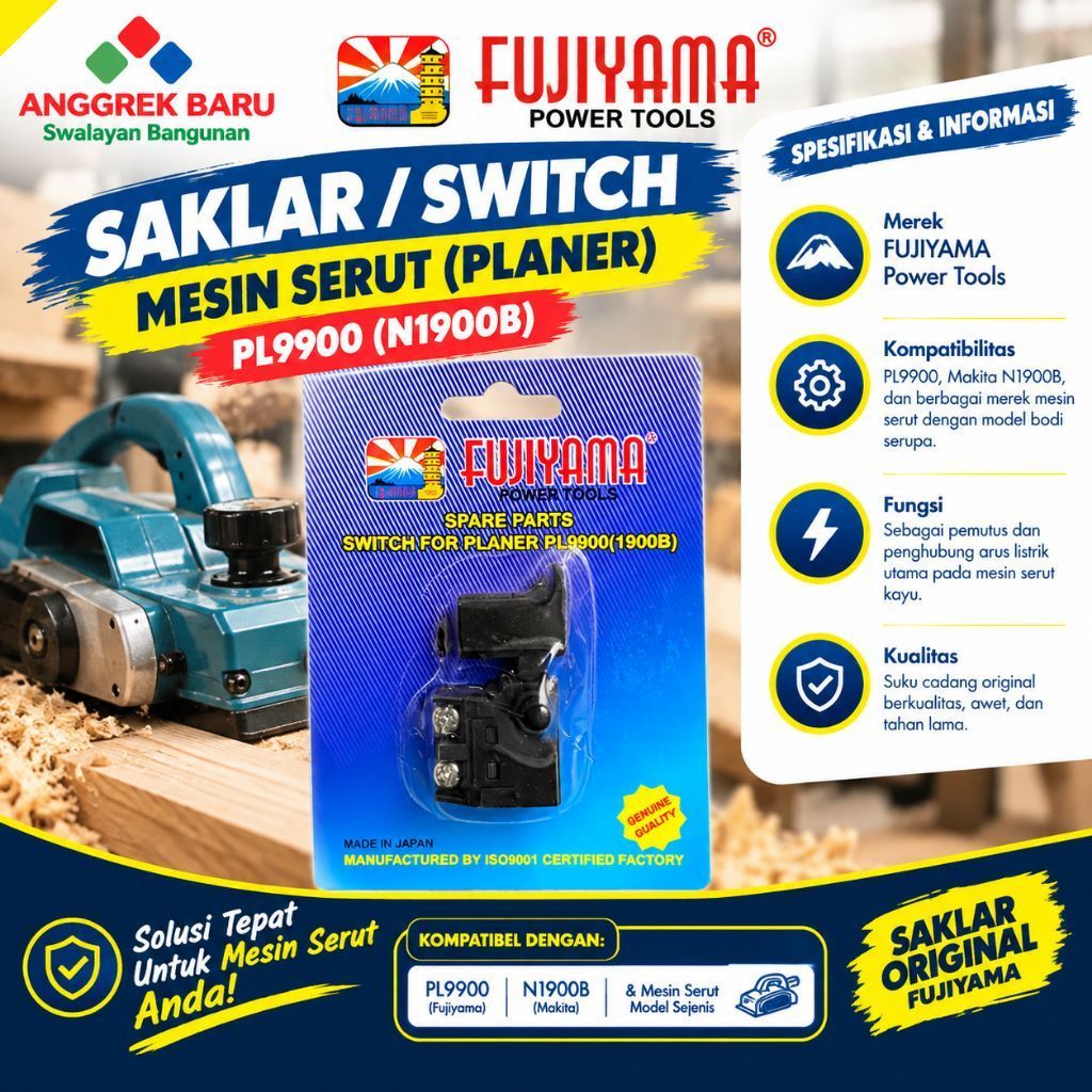 FUJIYAMA SAKLAR MESIN SERUT