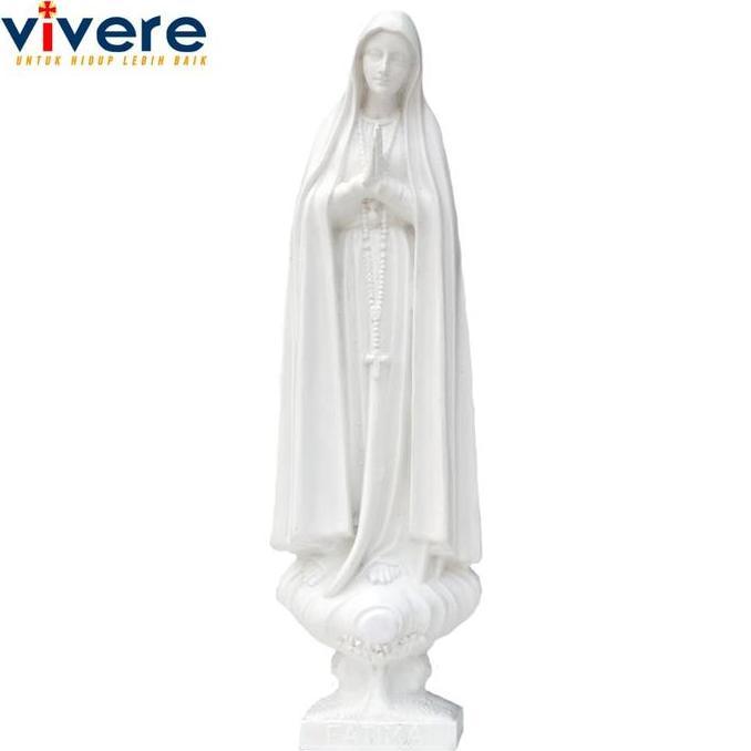 $$$$] Patung Maria Fatima 19 cm Putih