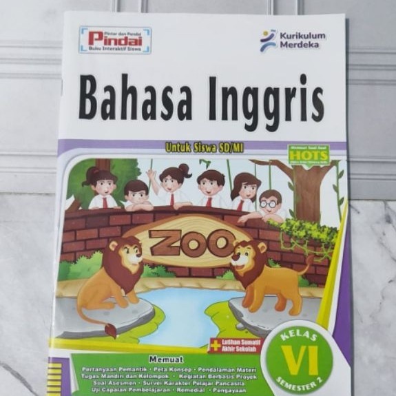 LKS Bahasa Inggris Kelas 6 Semester 2 Pindai CV. Arya Duta Cover Lama