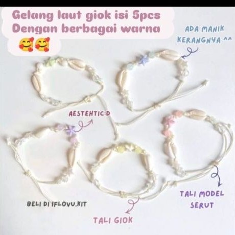 Aksesoris Gelang Giok Laut