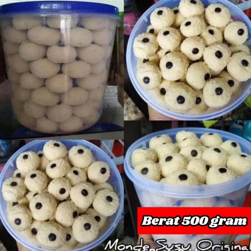 MONDE SUSU JEMBER TOPLES 500 GR ROTI KUE KERING - KEYKAY OLSHOP