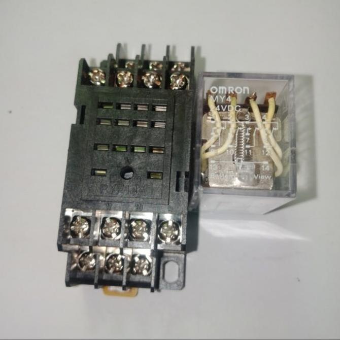 relay Omron my4 +socket relay my4