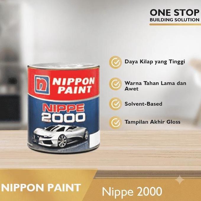 Building- Nippe 2000 / Nippon Paint / Cat Minyak Kayu Rna Hitam/Putih / Doff