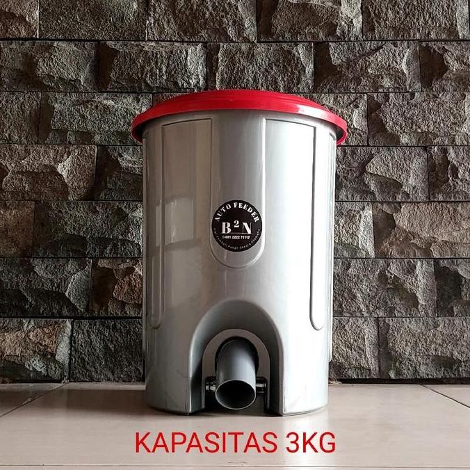 Autofeeder Koi Kapasitas 3kg Dengan Timer Digital Otomatis