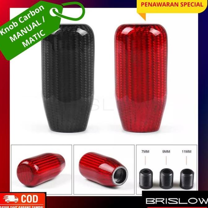 TERMURAH - Knob Carbon Manual/Matic Shift Knob Universal