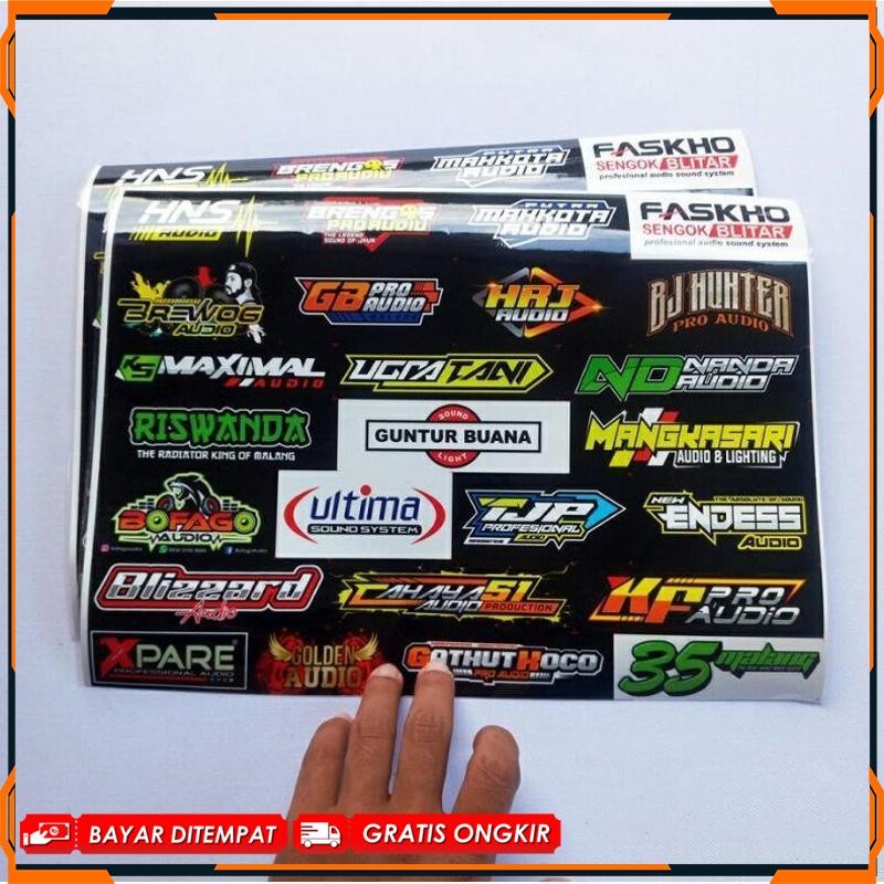 

HARGA TERMURAH STIKER SOUND SYSTEM VYNIL DOFF JERUK ANTI AIR - Isi 28/25/26/31/32 - Brewog Brengos k5 maximal HRJ Riswanda Viral Kekinian Terbaru 2025 IF-34