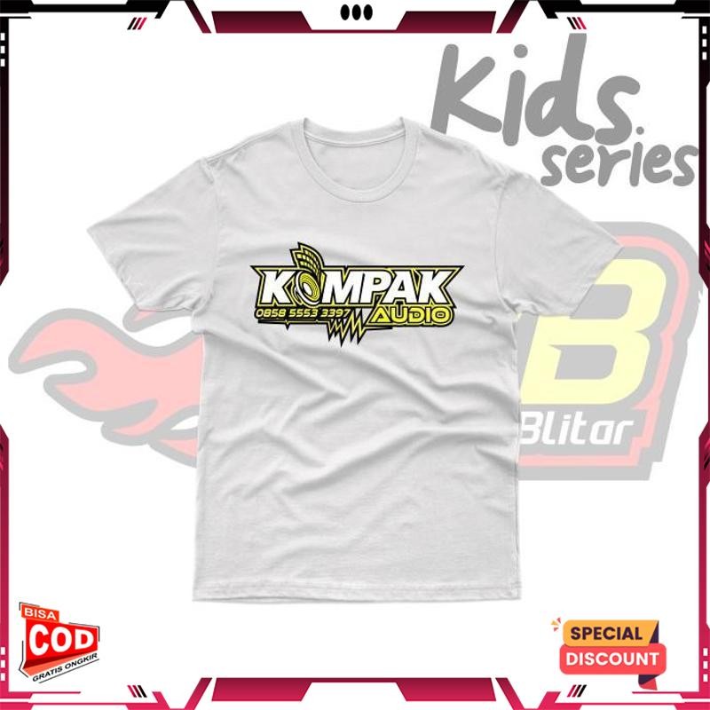 TERBAIK Baju Kaos Anak Distro Kompak Audio Katun Combed Viral Kekinian Terbaru 2025 WT-67