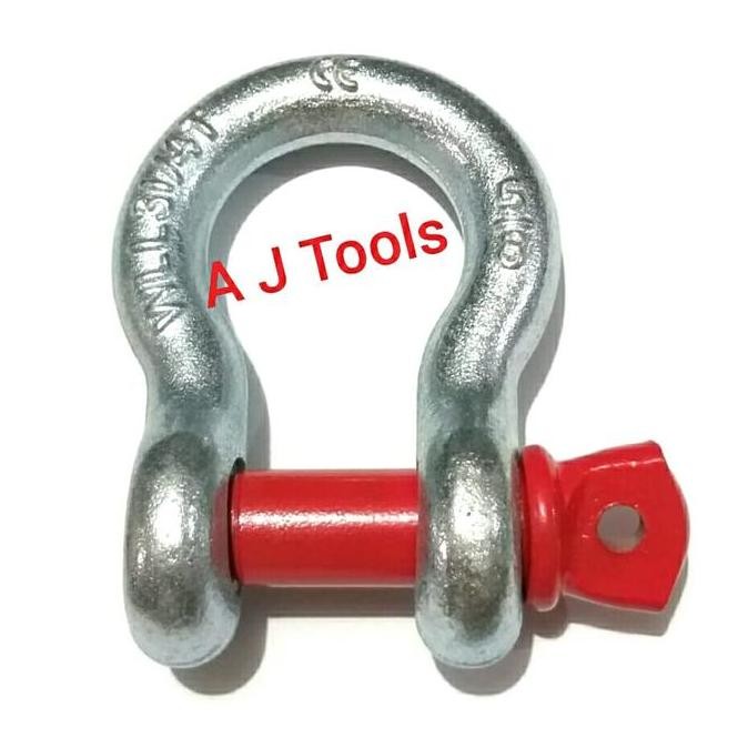 PROMO - Bow Shackle / Segel Omega /8" x /4 Ton