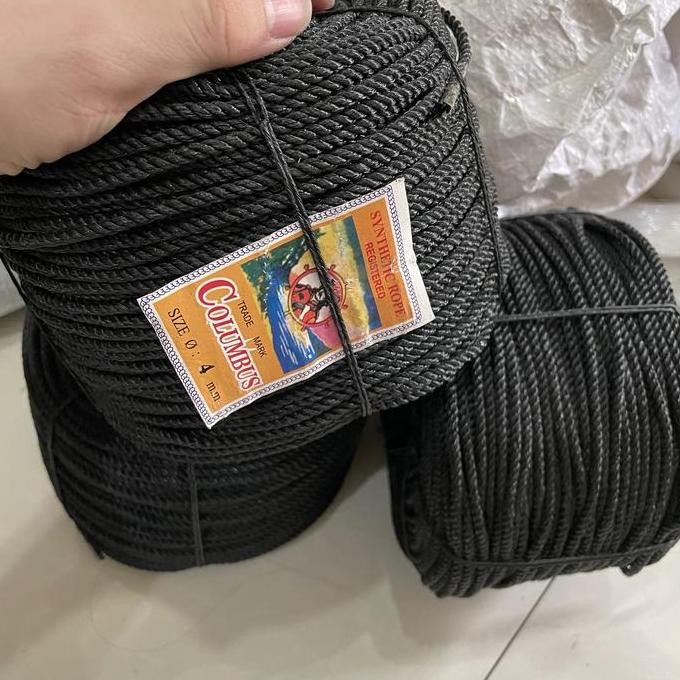 

NEW - Tali 4mm / Tali Tambang 4mm PE ROL MERK COLOMBUS MURAH BAGUS