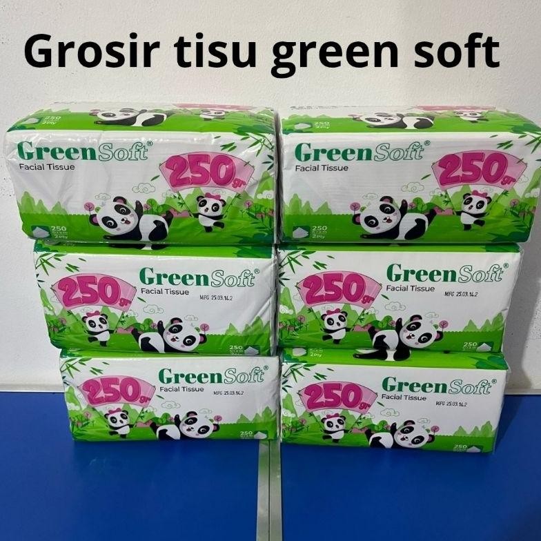 [GROSIR TISU] TISU GREEN SOFT 250 GRAM GROSIR ( 3 PACK, 6 PACK & 10 PACK ) | TISU MURAH HARGA GROSIR