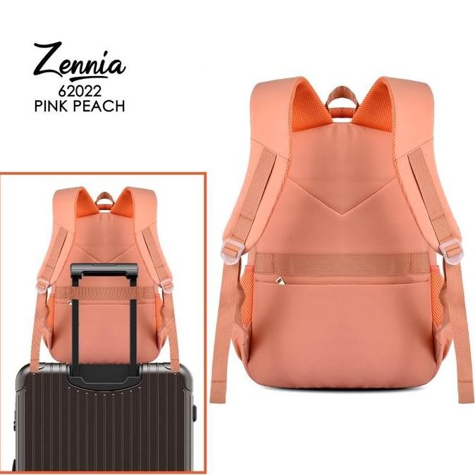Tas Sekolah Zennia 62022 Tas Ransel Sekolah Wanita Tas Korea Fashion