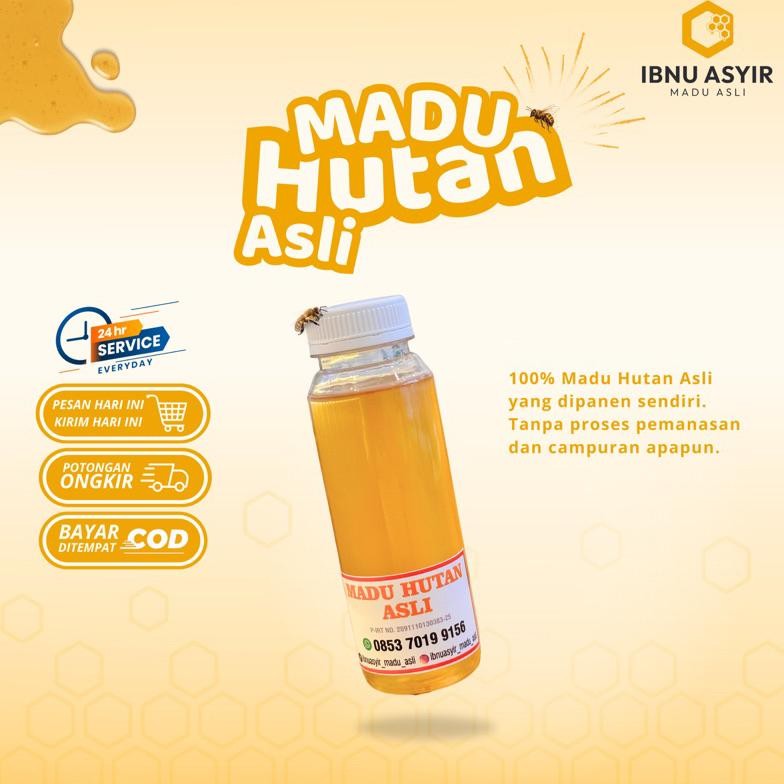 

(Terbaru) Madu Hutan Asli Ibnu Asyir 250ml (300g) Meningkatkan imunitas tubuh mengatasi penyakit Lambung Maag Program Hamil (Terlaris)