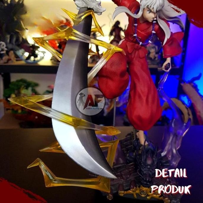 Action Figure Statue Inuyasha Rooftop & Kikyo Fire Phoenix Design Recast