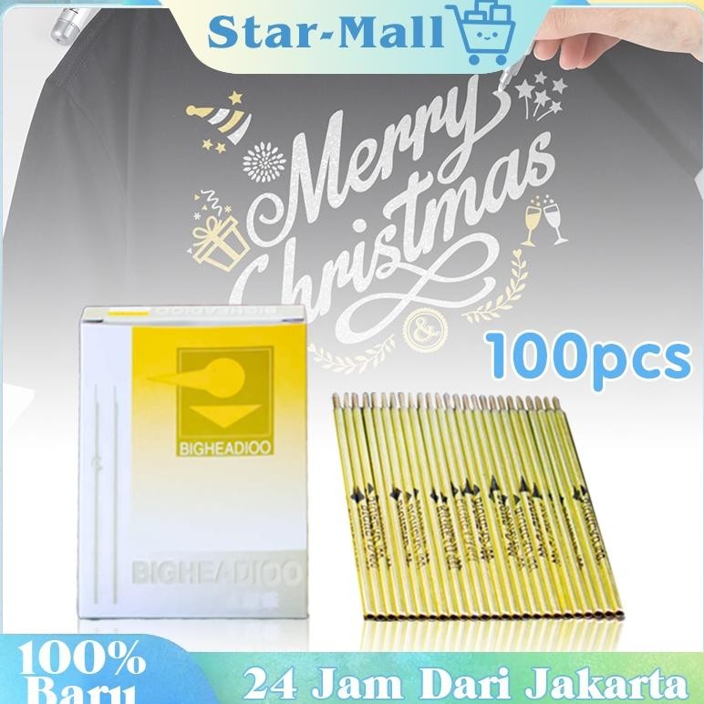 

Pena Tulis Kulit 100Pcs Isi Ulang Pena Merkuri Untuk Kulit Sepatu Pen Pola Silver