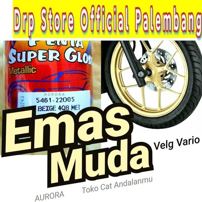 ] Cat Emas Muda Gold Velg Vario Penta Super Gloss Beige Metallic Metalic Metalik SUMATERA/JAWA ONLY