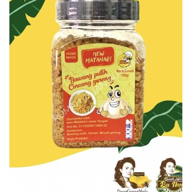 

Bawang Putih Cincang Goreng New Matahari