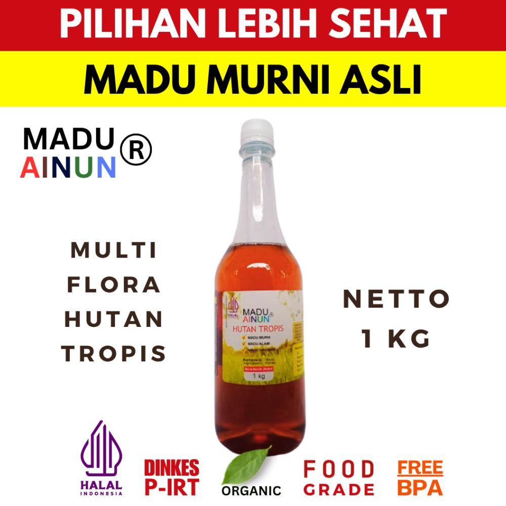 

(Terbaru) Superfood madu mentah raw honey madu murni asli multi flora 1 kg (Terlaris)