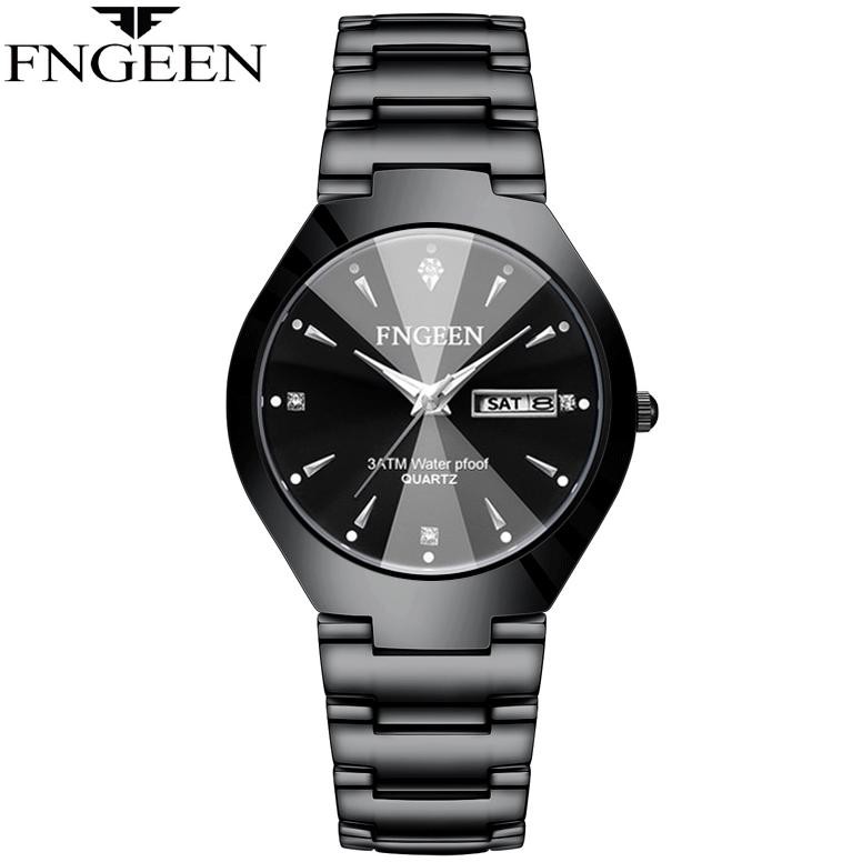 (Terbaru) FNGEEN 5808 Jam Tangan Couple Anti Air  Fashion Santai Original Jam Tangan Pria Jam Tangan