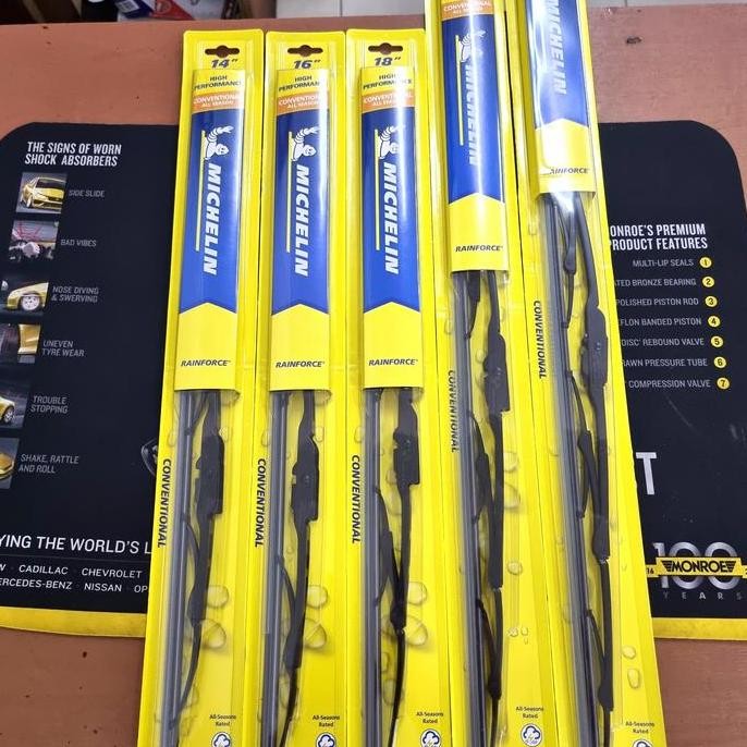 wiper blade michelin 14" conventional harga murah kualitas terbaik