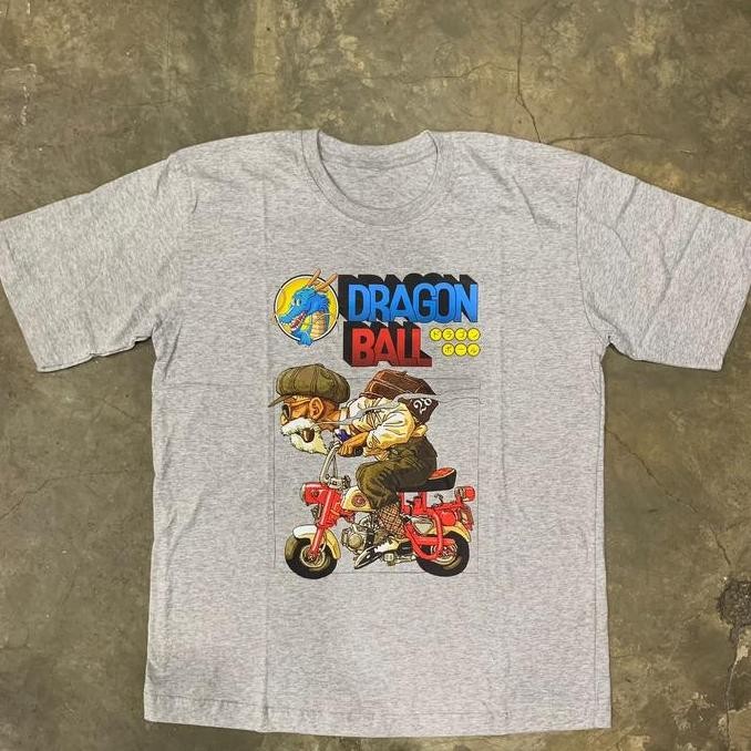 ready  DRAGON BALL Master Roshi in Honda Monkey T-Shirt Kaos