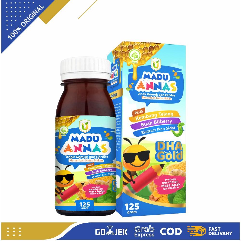 

(Terbaru) Madu Vitamin Anak Sehat Otak Annas DHA Gold 125 Gram (Terlaris)