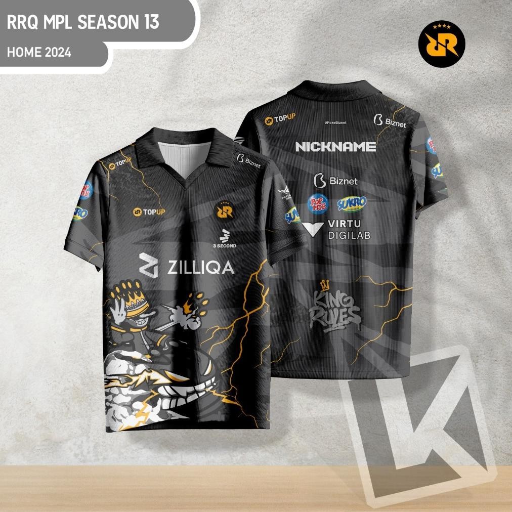 (Terbaru) Jersey E-Sport RRQ Kingdom MPL S13 Home 2024 Full Print (Terlaris)