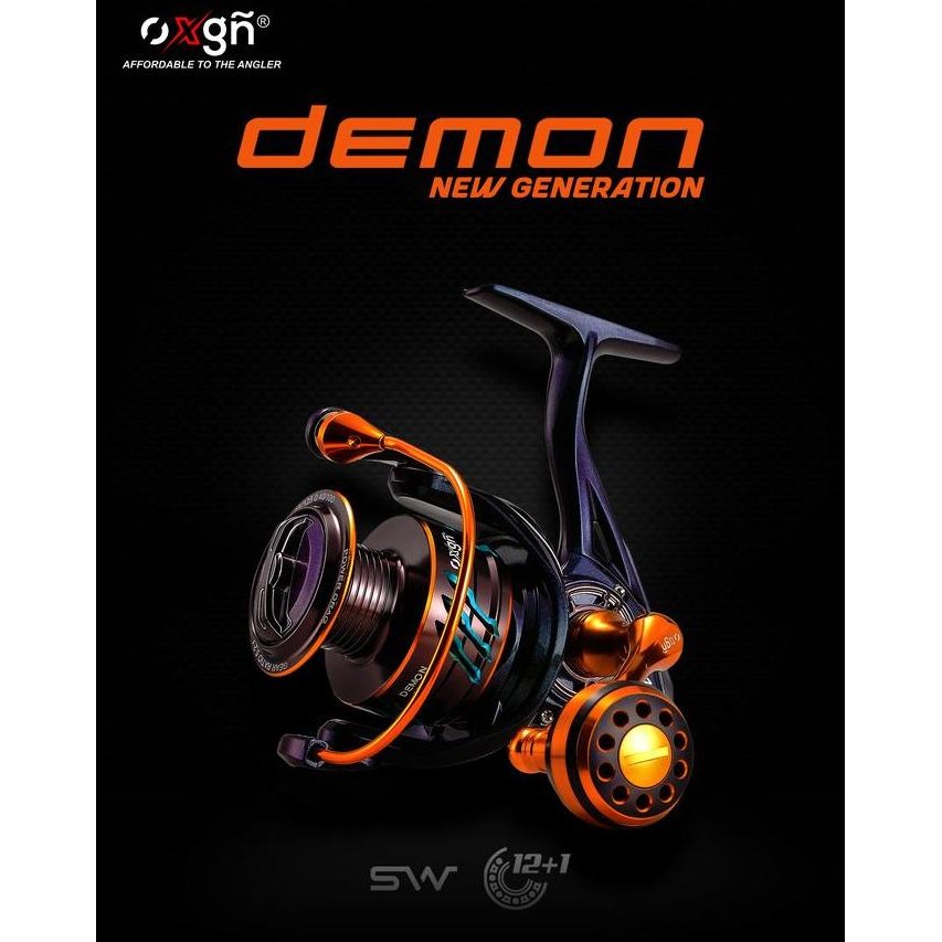 REEL PANCING SW OXGN DEMON NEW GEN 4.0 12+1 BB | 1000-6000 POWER HANDLE SALTWATER