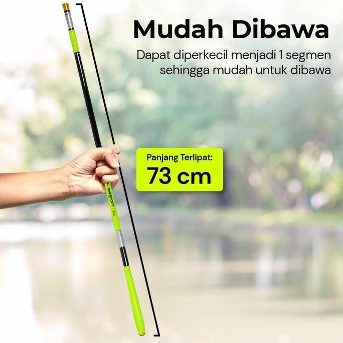 VBoni Joran Pancing Carbon Fiber Stream Fishing Rod - 5841