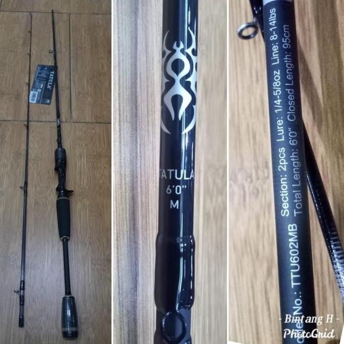 Joran BC Baitcasting Daiwa Tatula 602 MB