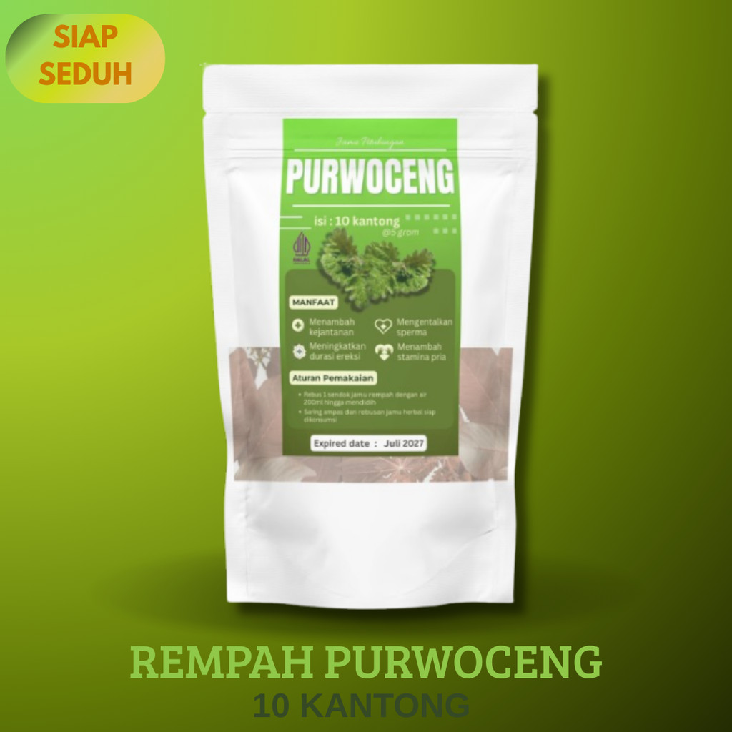 

rempah herbal daun purwoceng 10 kantong