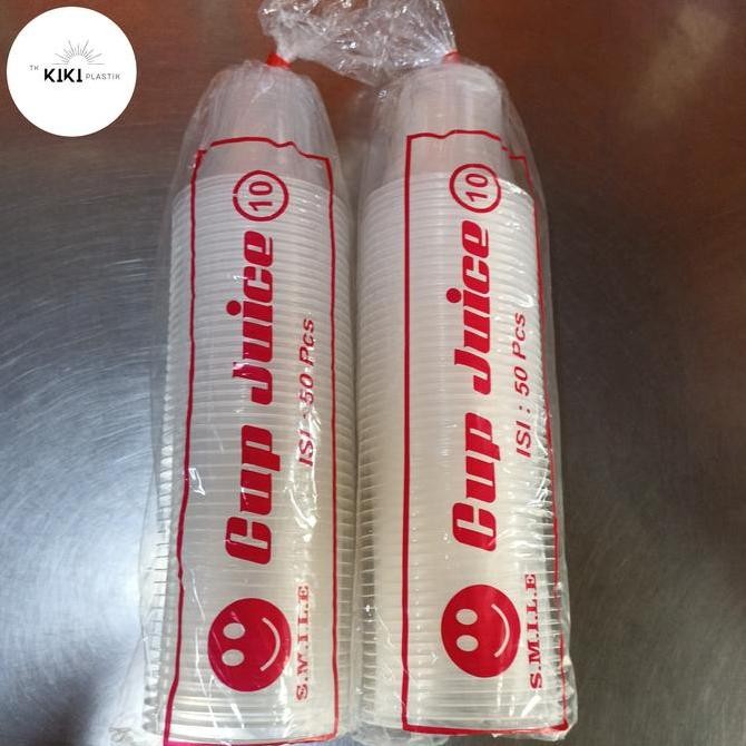 """] Cup Gelas Plastik 10oz Smile