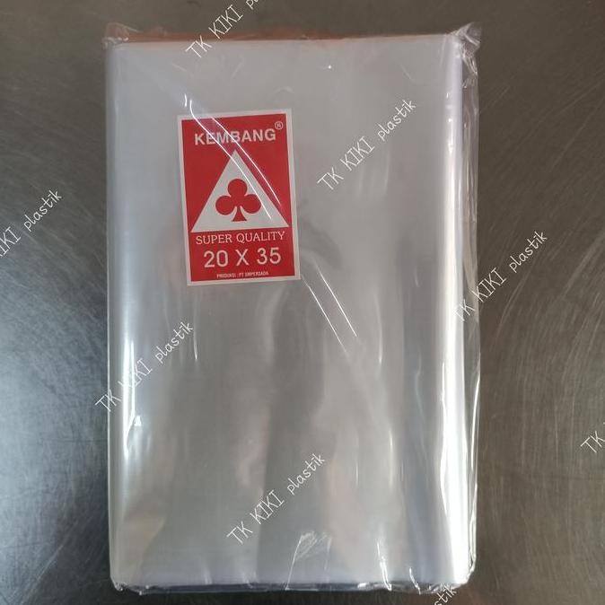 

Ready oke] Plastik PP bening Kembang tebal 03 20x35 | 25x35 | 25x40